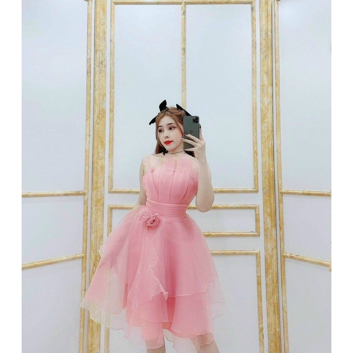 ĐẦM CÚP DỰ TIỆC BO EO XOÈ 3 TẦNG full size S /M/L/XL ( ẢNH VÀ VIDEO THẬT DO CHỦ SHOP TỰ QUAY 10000%)