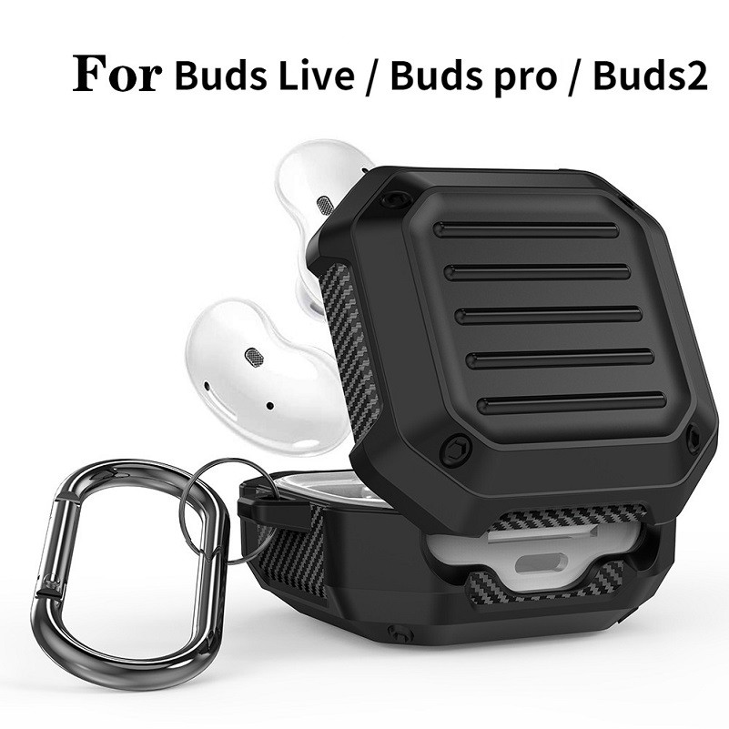 Vỏ Bảo Vệ Hộp Sạc Tai Nghe Samsung Galaxy buds 2 Pro Pro 2 Bằng Silicon Chống Sốc