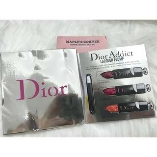 son tester Dior Addict Lacquer Plump 3 màu kèm cọ