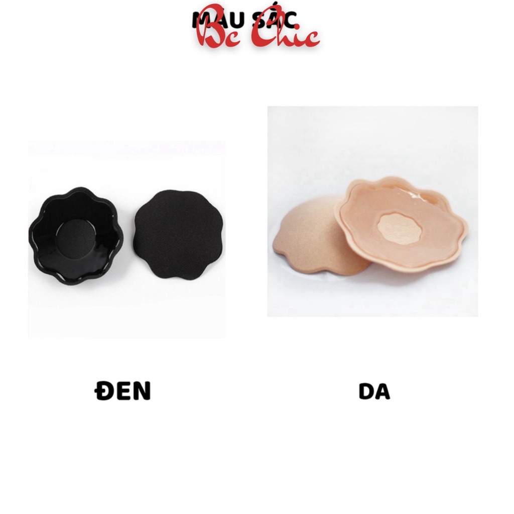 Dán ti lụa hình bông hoa siêu dính chống nước chống rơi PKP2 BC_CHIC LINGERIE