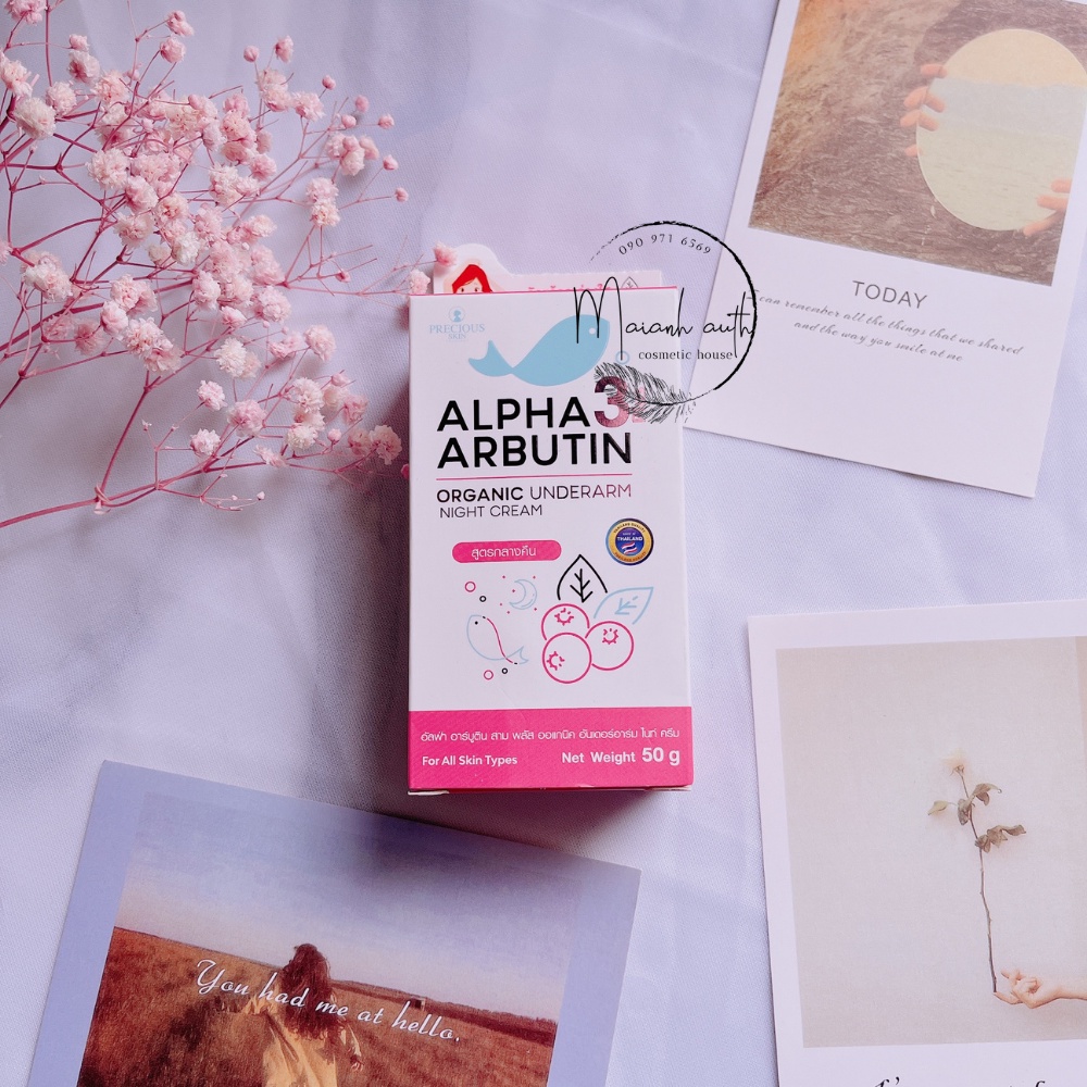 Kem dưỡng trắng giảm thâm nách Precious Skin Alpha Arbutins