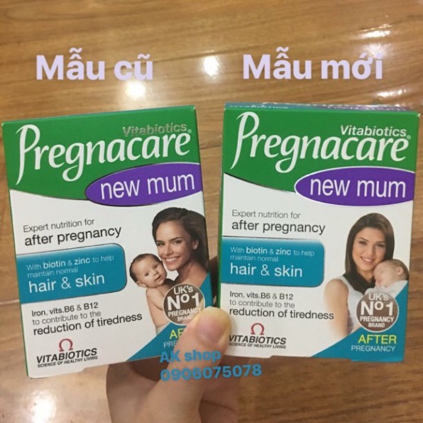 Vitamin pregnacare New Mum hàng chính hãng UK