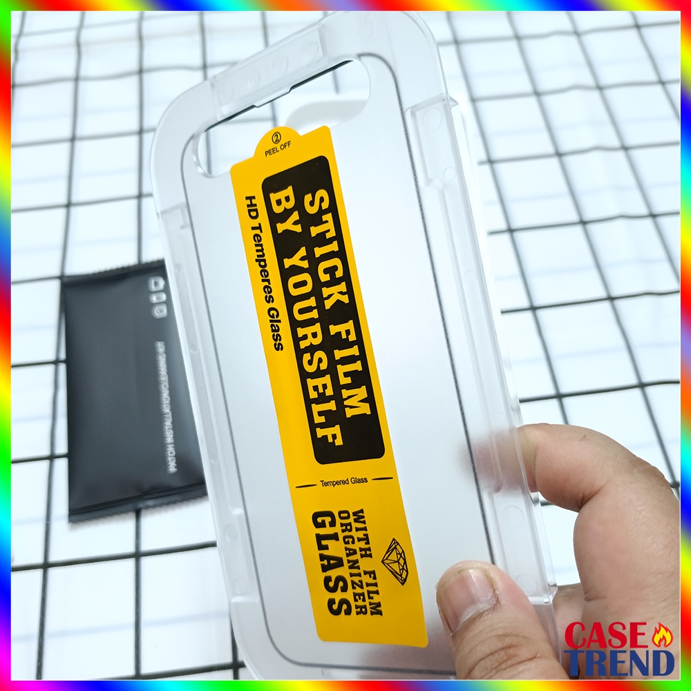Cường Lực iPhone 11/12/13 Pro Max Full Màn Hình Tự Dán Siêu Dễ Trong Suốt Chống Bám Vân Tay 9H 2.5D