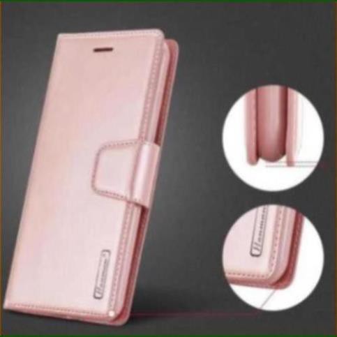 Bao da dạng ví Oppo Reno 5 / Oppo Reno 5 5G  hiệu Hanman cao cấp, ngăn đựng thẻ ATM tiền tiện lợi