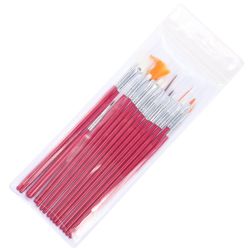 Set 15 cọ vẽ trang trí móng tay đa dụng