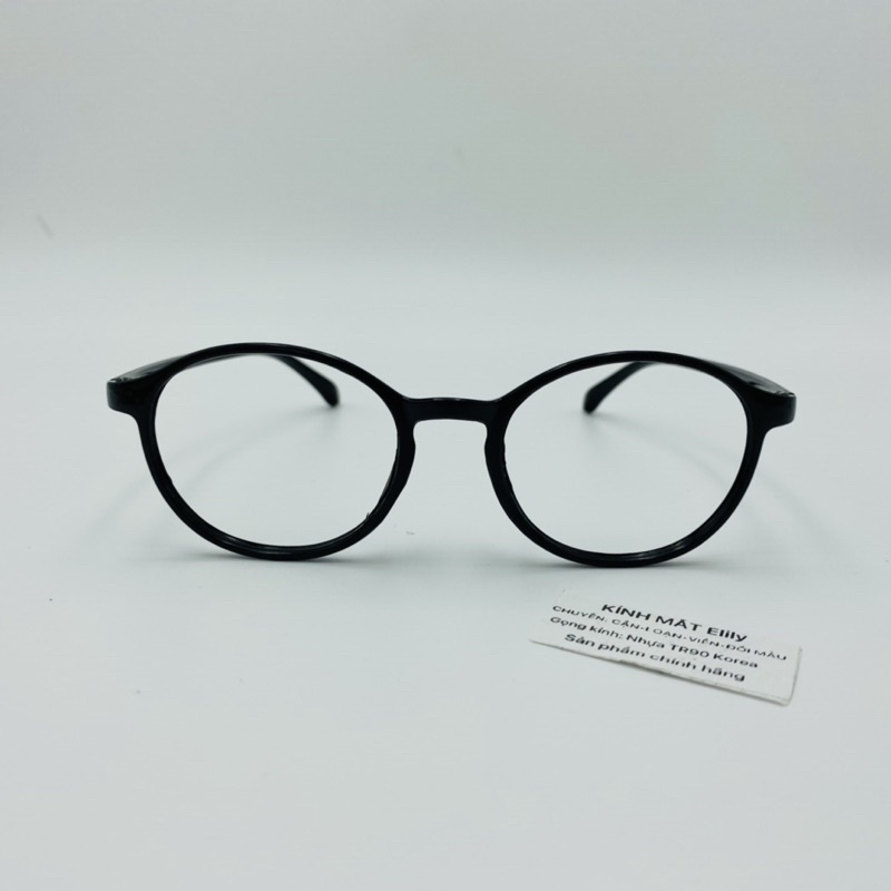 Gọng kính cận dáng tròn thời trang nam nữ hàn quốc [ Gọng không lens ] Kính mắt elily