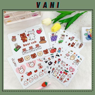 Phần 3 Sticker Dán Decor Nhiều Hình Ngộ Nghĩnh Dễ Thương - Vani Store [VPP00111]