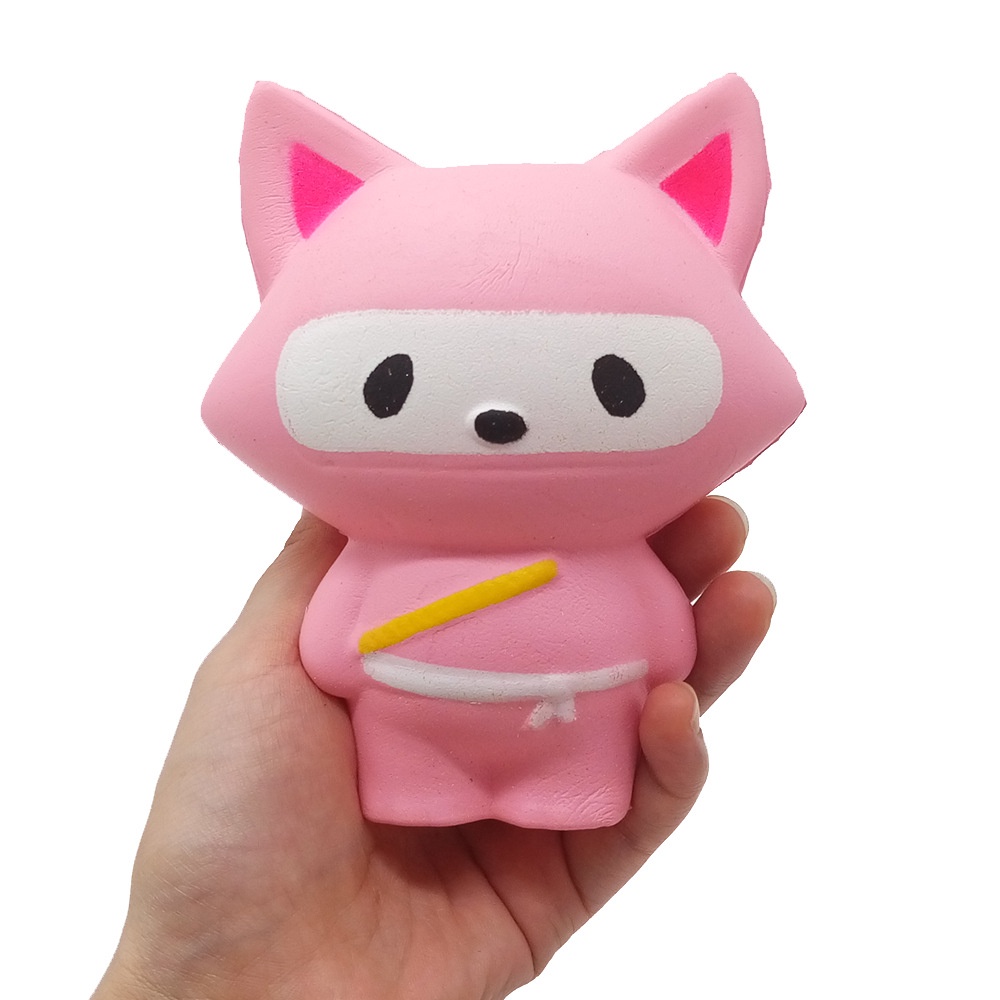 Squishy Lớn JUMBO Hình mèo ninja Đồ Chơi Xốp Giảm Stress Hình mềm mịn dễ Thương đàn hồi Cho Bé