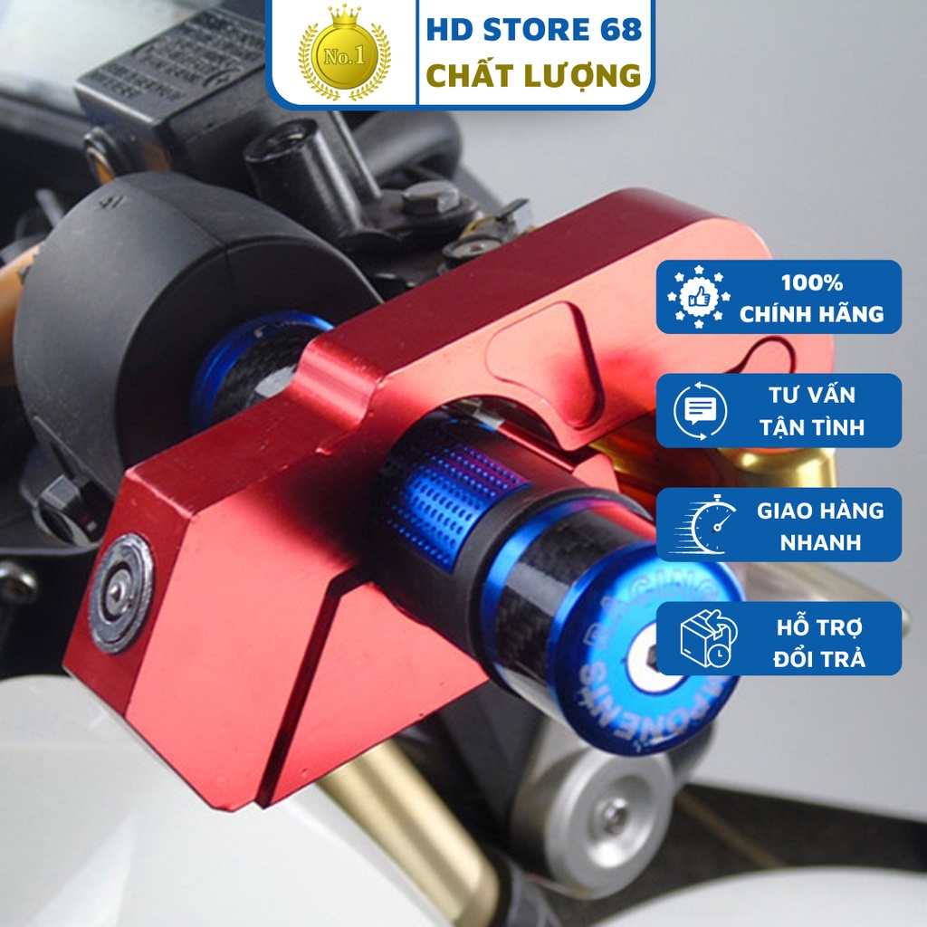 Khóa chống trộm xe máy, khóa tay phanh chống trộm, Xe ga, Xe số đều dễ dàng sử dụng Siêu bền,Siêu an toàn