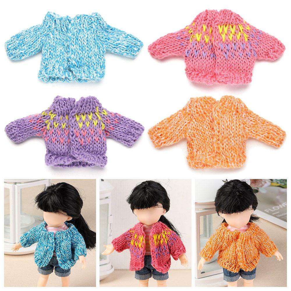 Áo Sweater Dệt Kim Mini Nhiều Màu Sắc Thời Trang Cho Búp Bê