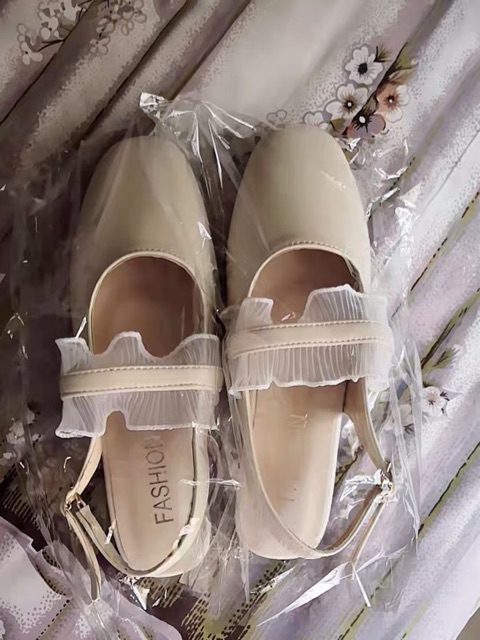 (Order) Giày búp bê quai tua bèo, giày búp bê đế bệt nữ tính (5 Ảnh Thật Cuối) | BigBuy360 - bigbuy360.vn