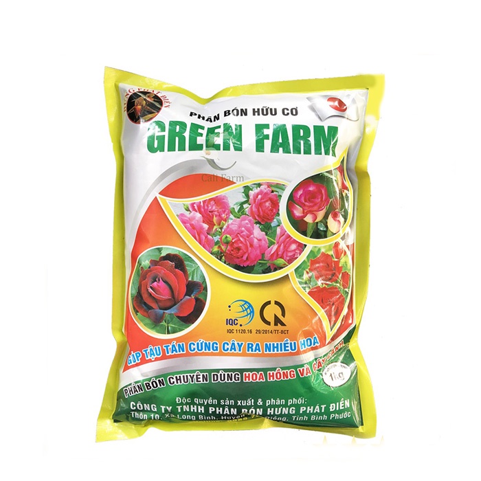 Phân bón GREEN FARM Hữu Cơ ra hoa cho Hoa Hồng và Cây Cảnh