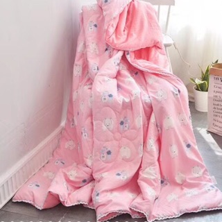 Chăn hè thu cotton lụa