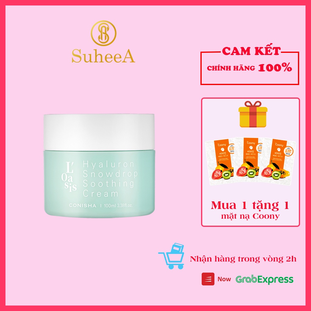 Kem dưỡng da cấp ẩm mờ nám giảm mụn CONISHA Hàn Quốc 100ml