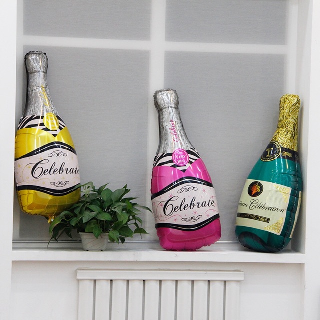 Bóng bay hình chai to ( chọn màu)