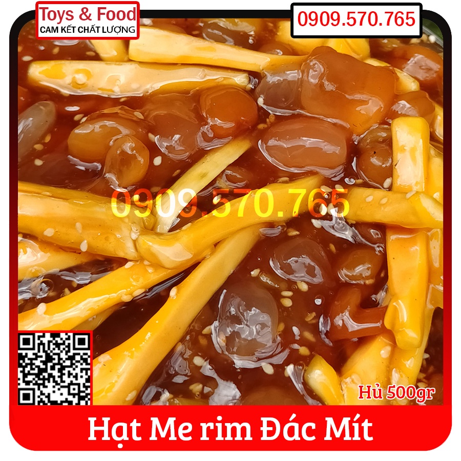 Hạt me rim Đác & Mít - Hủ 500g