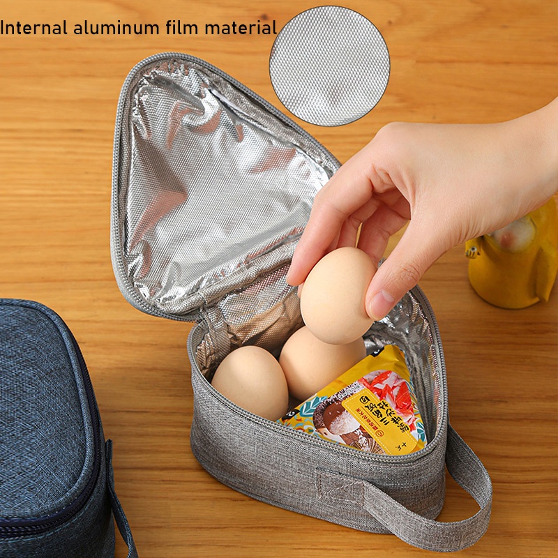 Only HOUSE Túi Cách Nhiệt Hình Tam Giác Lõi Nhôm Mini Dễ Thương Cho Học Sinh Tiểu Học