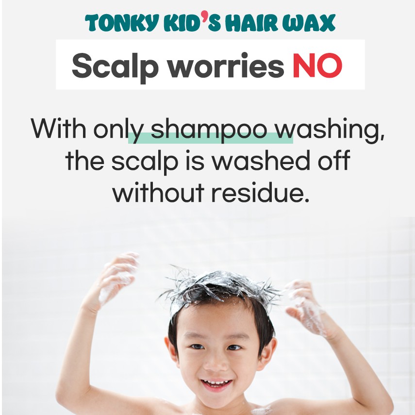 Sáp tạo kiểu tóc Tonky I'm Pinky bền chắc cố định cho trẻ em