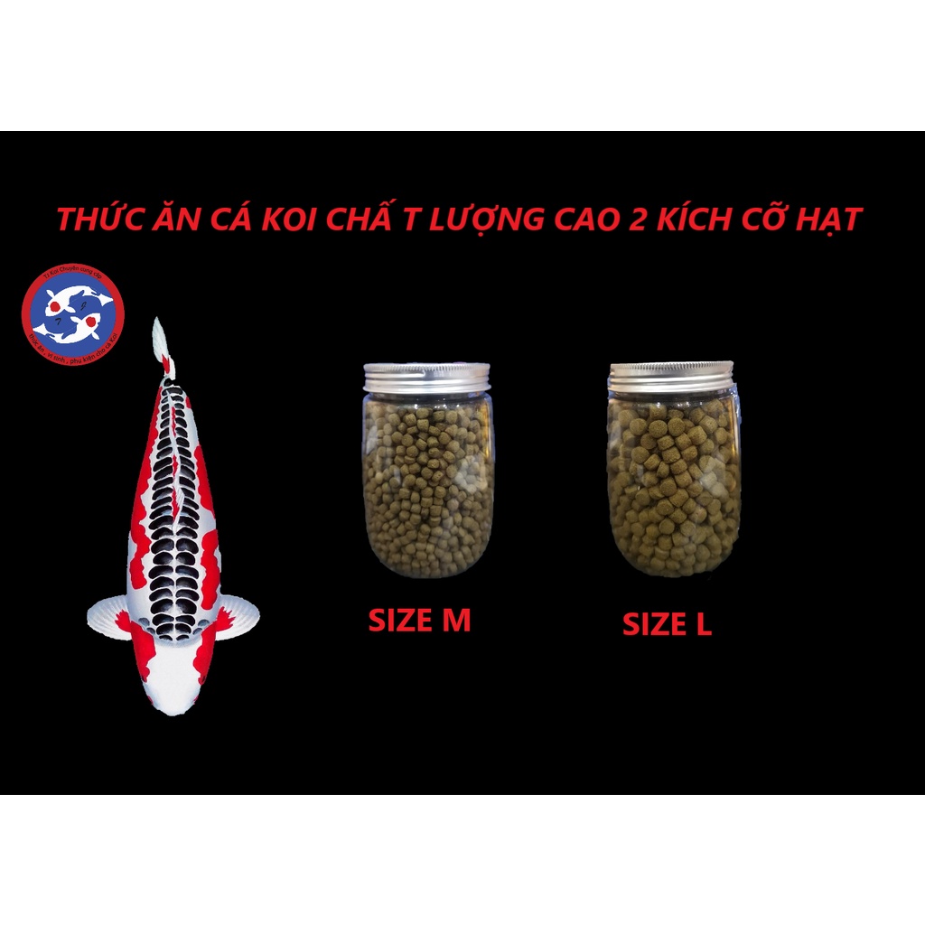 CÁM CÁ KOI PORPOISE A+ PRO GROWTH CAO CẤP TĂNG TRƯỞNG LÊN MÀU TỰ NHIÊN - ĐỘ ĐẠM 40%-THỨC ĂN CÁ KOI