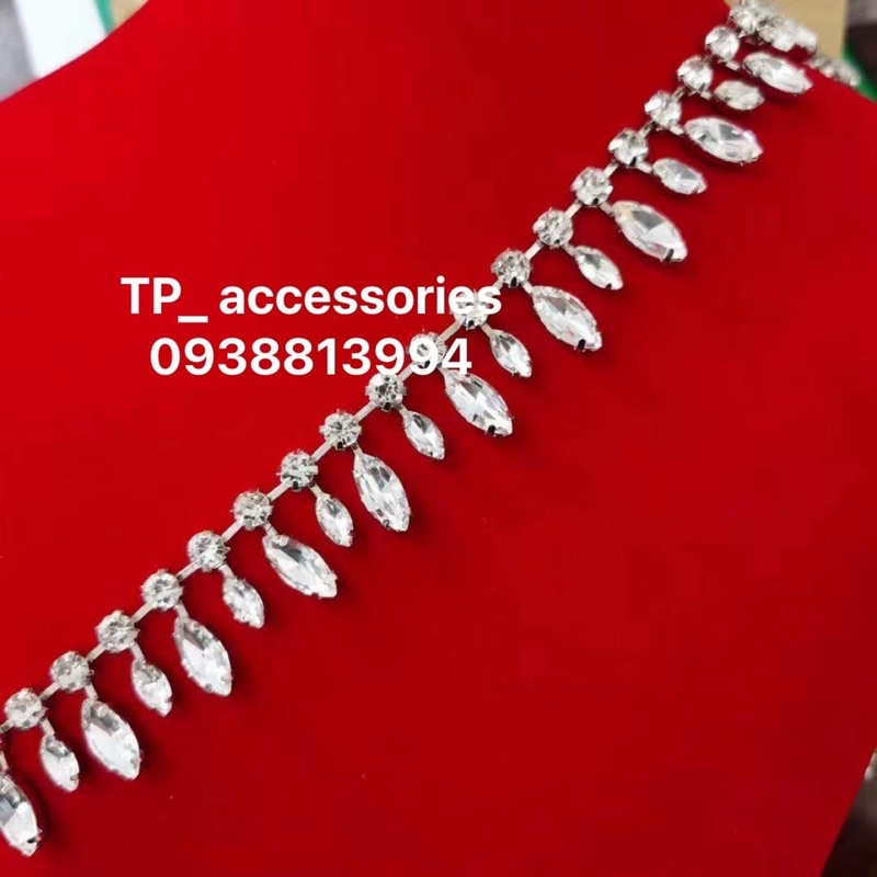 Dây đá trang trí , đá đẹp loại 1, dây kết tua rua