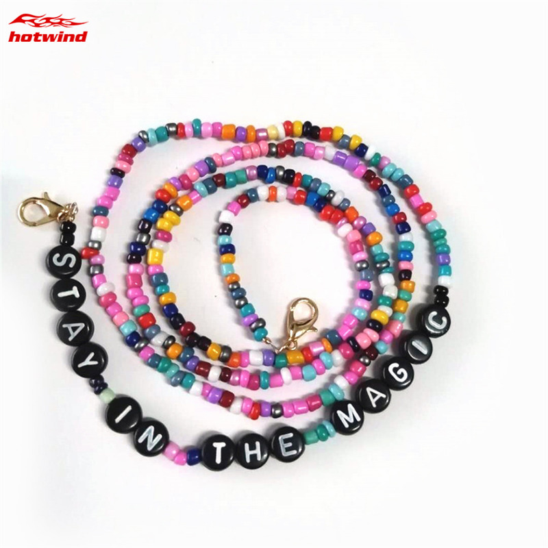 [Hàng mới về] Dây đeo khẩu trang đính hạt thời trang đẹp mắt