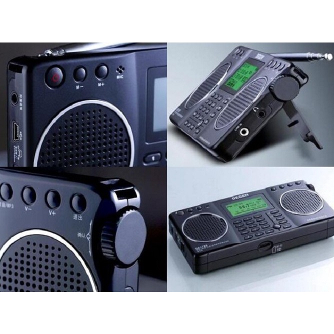 ĐÀI RADIO KỸ THUẬT SỐ AM/FM/SW , NGHE NHẠC , GHI ÂM STEREO DEGEN DE-1128 GIÁ HOT