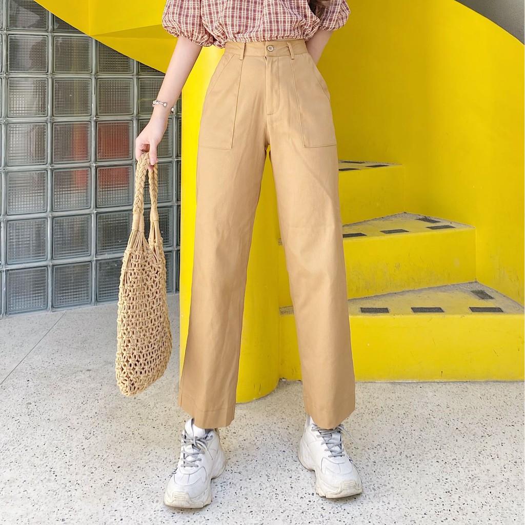 [Mã FADIRECT20 giảm 20K đơn 150K] QUẦN CULOTTES KAKI BASIC ZAREEN TRS13 NÂU | BigBuy360 - bigbuy360.vn