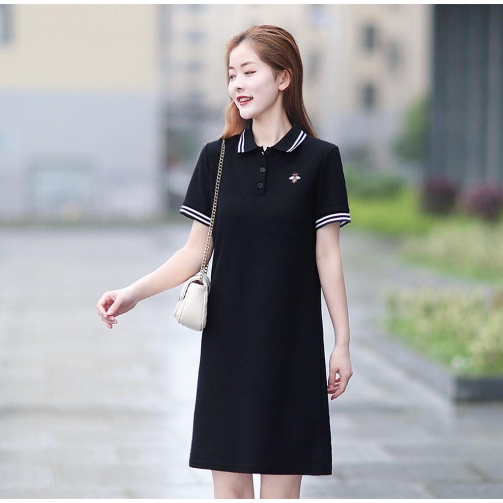 VÁY POLO THÊU HỌA TIẾT  DÁNG XUÔNG NĂNG ĐỘNG-X125 | BigBuy360 - bigbuy360.vn