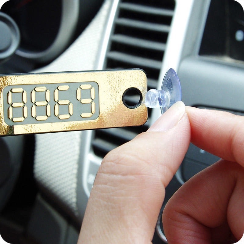 Thẻ đỗ xe để lại số điện thoại thông minh