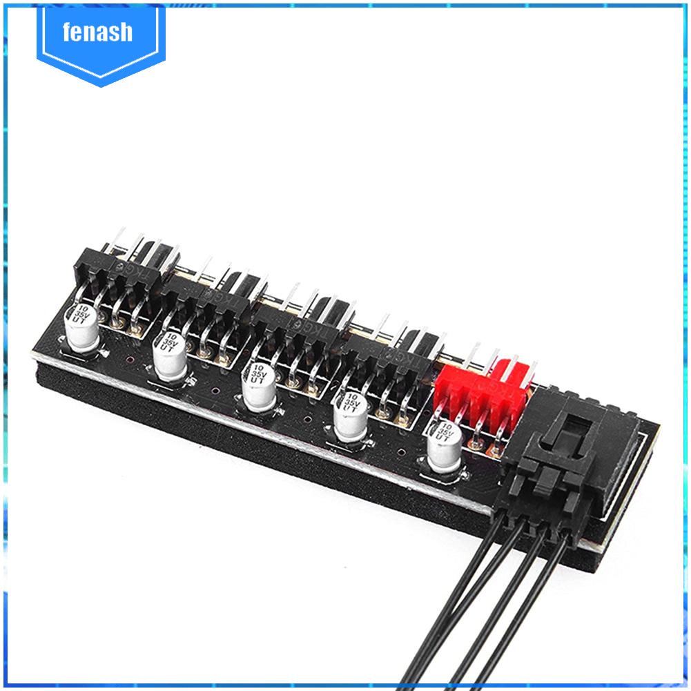 ✪Bộ Chia Cổng Quạt Tản Nhiệt 5 Cổng Cho Quạt PWM 4 Pin