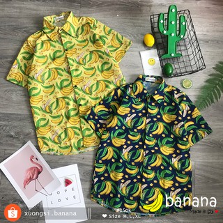 [Banana]- Áo sơ mi chuối mới (M, L, XL)