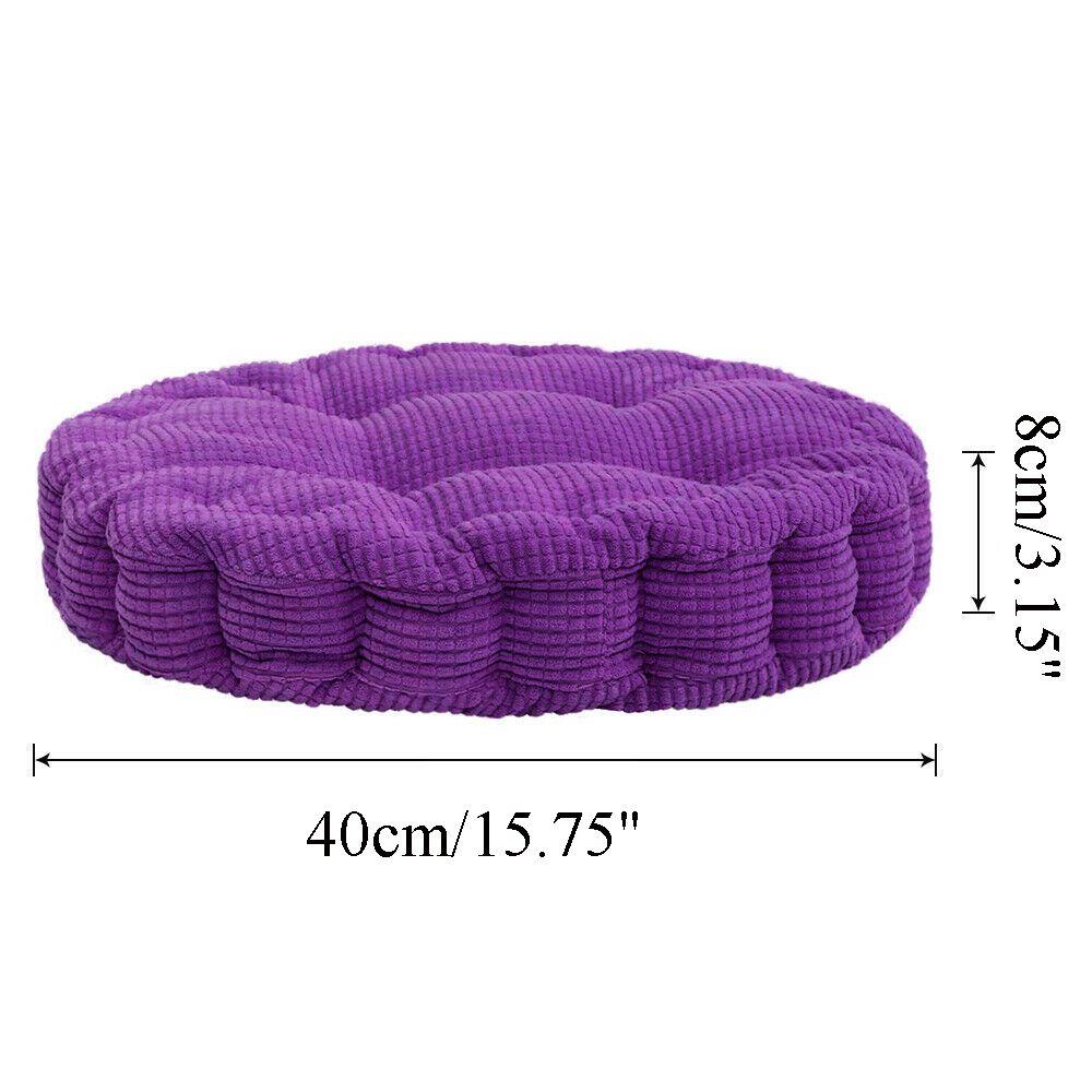 Gối Đệm Lót Ghế Ngồi Xe Hơi / Sofa 40cm Bằng Vải Nhung Kẻ