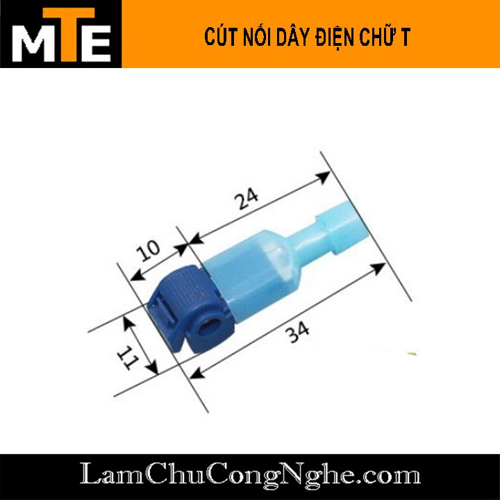 Cút Nối Dây Điện Chữ T – Nối dây 0.3-6mm2 (Combo 10 chiếc)