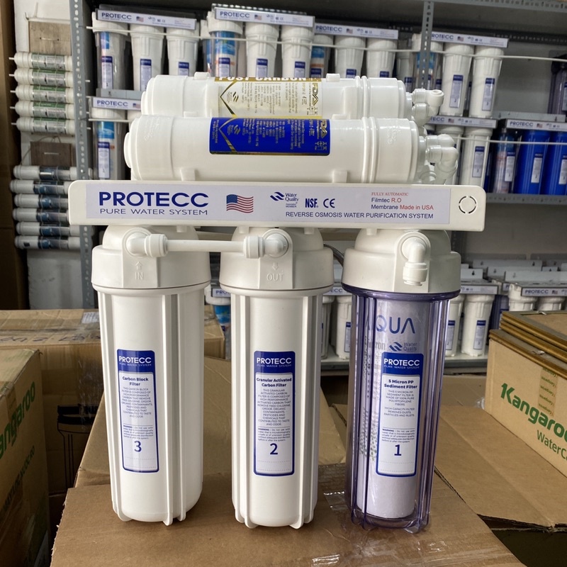 BỘ NANO 7 CẤP LỌC ⚡️ XẢ KHO ⚡️ MÀNG UF CAO CẤP - KHÔNG ĐIỆN KHÔNG NƯỚC THẢI - UỐNG TRỰC TIẾP TẠI VÒI - MÁY NANO LỌC NƯỚC