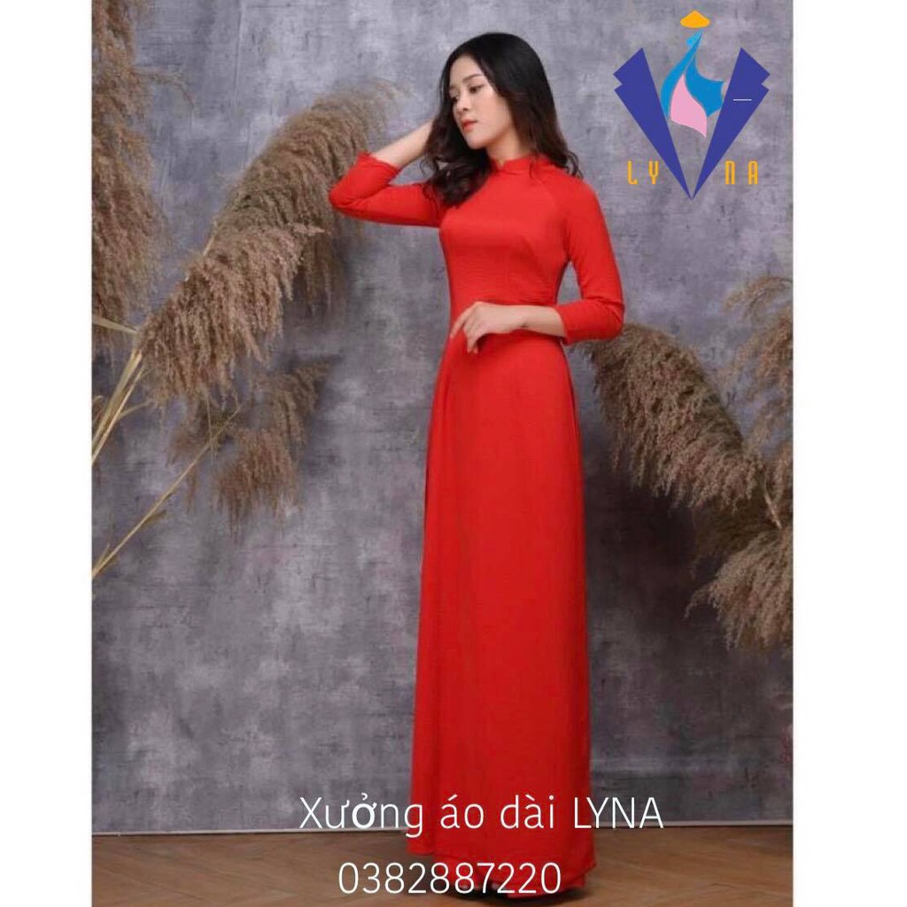 Áo dài truyền thống lụa Tây Thi siêu đẹp mềm mại cực sang đủ màu