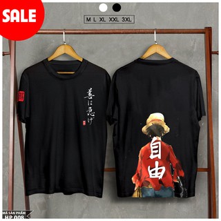 🔥HOT🔥ÁO thun unisex in hình One Piece - Luffy đẹp cực ngầu giá siêu rẻ