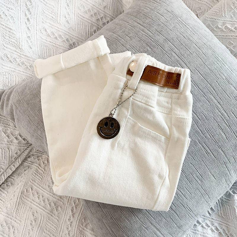 [Hàng Mới Về] Quần Jeans Cotton Dài Dáng Rộng Thoải Mái Dễ Phối Đồ Phong Cách Phương Tây Hàn Quốc Cho Bé Trai