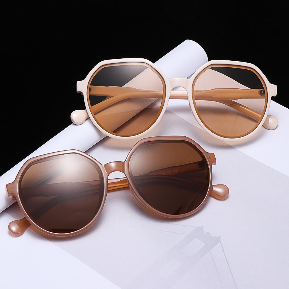 EUTUS Kính Mát Gọng Tròn Phong Cách Retro Thời Trang Cho Nam Nữ