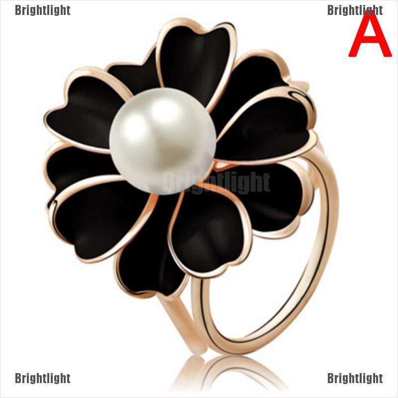 Ghim Cài Áo Hình Bông Hoa Đính Ngọc Trai Nhân Tạo Thời Trang