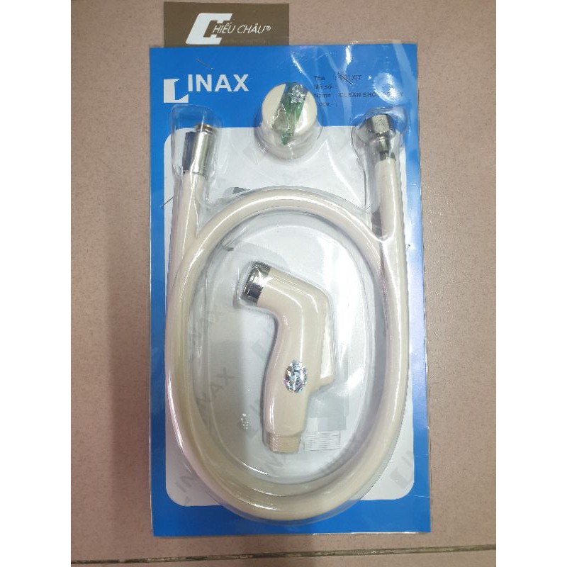 Bộ Vòi Xịt Vệ Sinh LINAX, xịt vệ sinh nhựa màu kem. XỊT NHỰA TOILET NHÀ VỆ SINH, XỊT BỒN CẦU