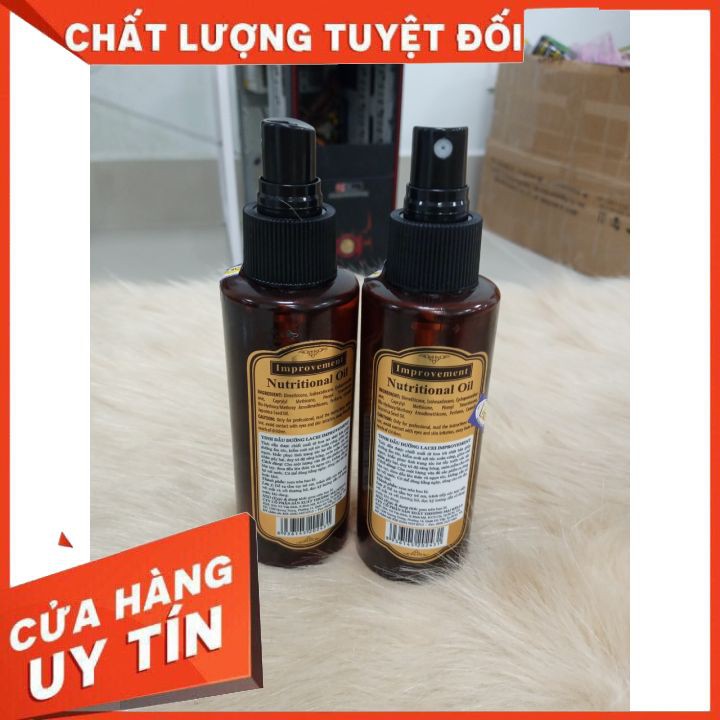 TINH DẦU DƯỠNG TÓC LACEI IMPROVEMENT NUTRITIONAL OIL 120ML nâu FREESHIP nuôi dưỡng,phục hồi cấp ẩm phục hồi tóc hư tổn