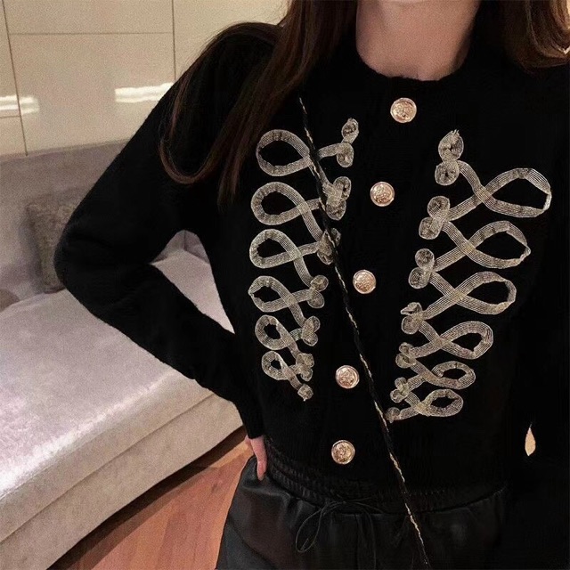 Áo len cardigan hoạ tiết hàng đẹp Quảng Châu | BigBuy360 - bigbuy360.vn