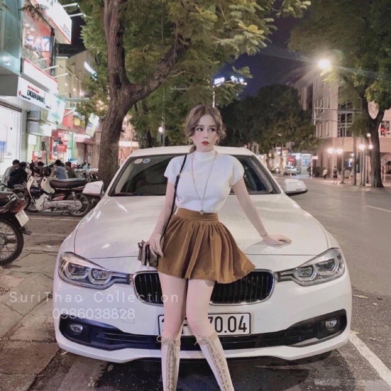 { Frs 50k} Váy nhung đai 2 lớp siêu đẹp