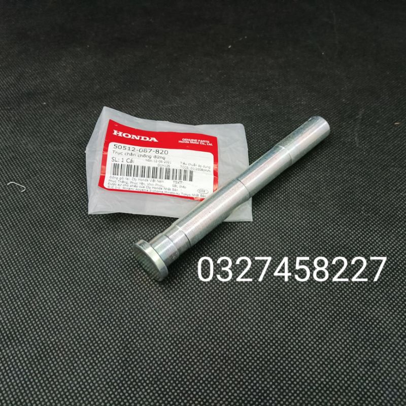 Trục cốt chân chống đứng xe WAVE ALPHA, ZX, FUTURE 1... zin