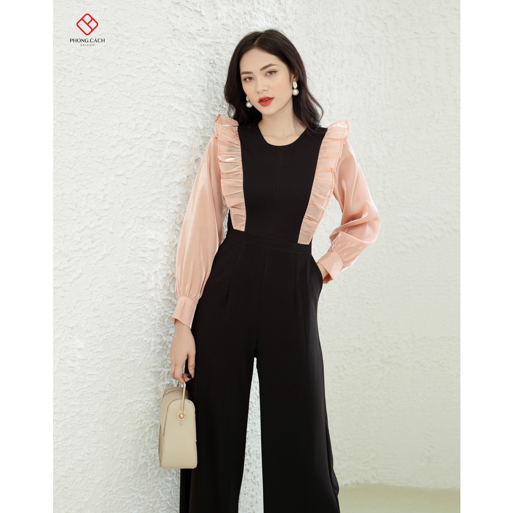 Jumpsuit thiết tay dài sang trọng SJ1121 - Phong Cách SAIGON