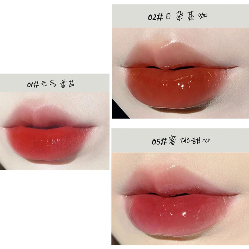 (Hàng Mới Về)SET 5 MÀU SON KEM LÌ LIP GLOSS SILKY&LASTING(HERORANGE) | BigBuy360 - bigbuy360.vn