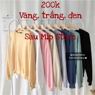Áo nỉ trơn Hàn Quốc