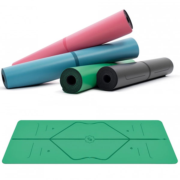 Thảm Tập Yoga Định Tuyến Da Pu Cao Su Chính Hãng BICKY Chống Trơn Trượt Tốt - Tặng Kèm Túi Đựng Cao Cấp