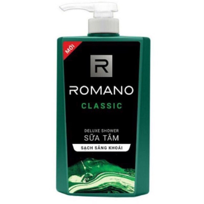 Dầu gội và sữa tắm nam hương nước hoa ROMANO chai 650ML
