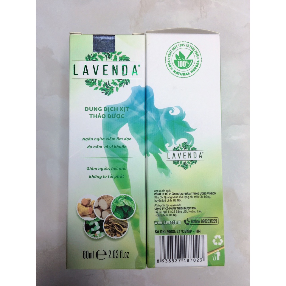 Dung Dịch Xịt Thảo Dược Lavenda